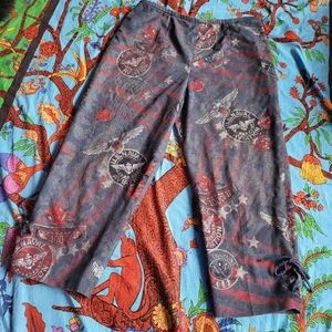 VTG US Patriotic Navy Capri Pants, Fourth of July